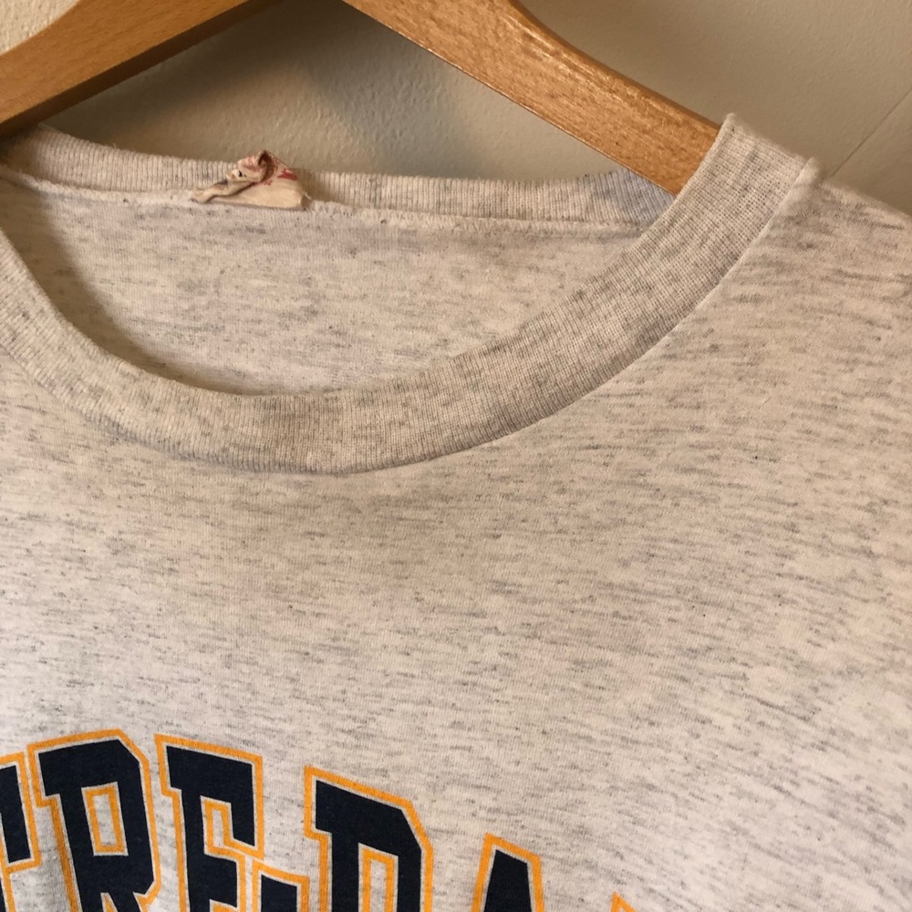 Vintage Single Stitch Notre Dame College T-Shirt Size XXL Distressed - Picture 7 of 7